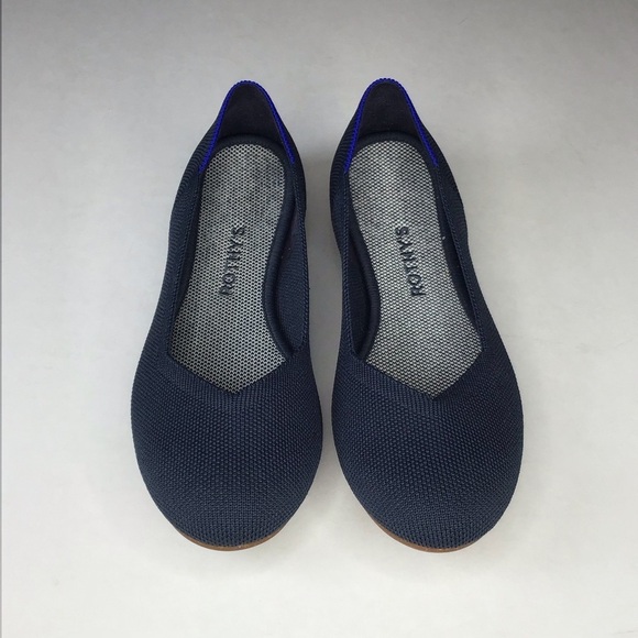 Rothy's The Flat in Navy Size 8. - Picture 2 of 10